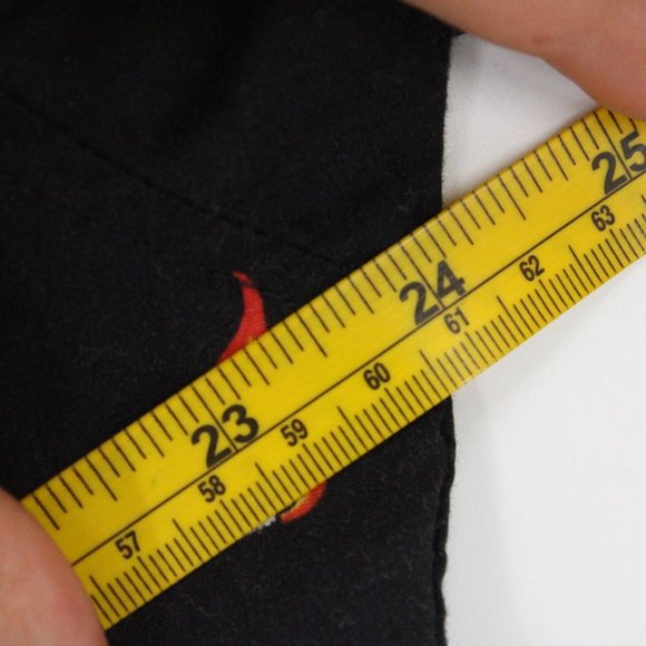 Vintage Molokai Shirt Men Black Button Down Skull Fire Graphic Collared Size 2XL - Picture 7 of 8